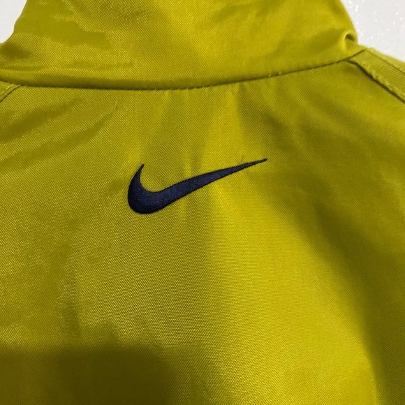 NIKE Vintage 90’s Windbreaker White Tag Full Zip Green Navy Blue Jacket Size M - Picture 6 of 15